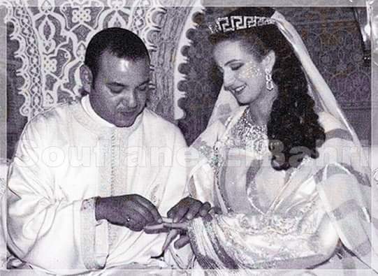 زفاف الملك محمد السادس نصره الله في صور نادرة