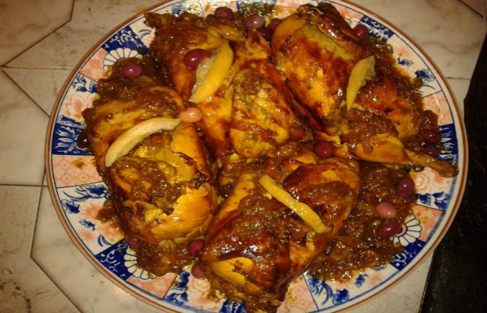غذاء العيد:دجاج الأعراس مدغمر بالبصل