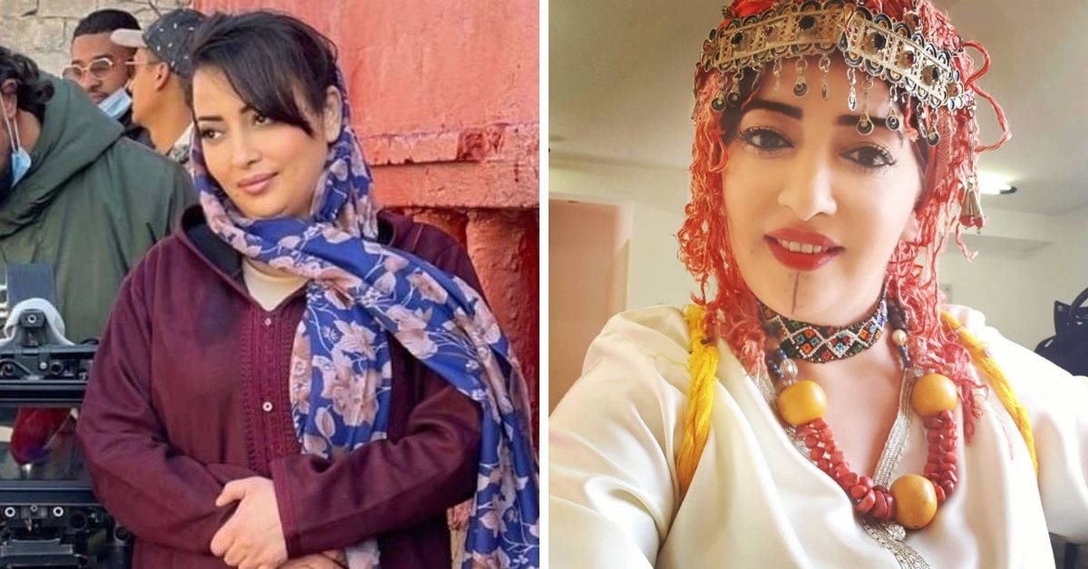 صور إلهام واعزيز الممثلة المغربية رفقة ابنتها الوحيدة