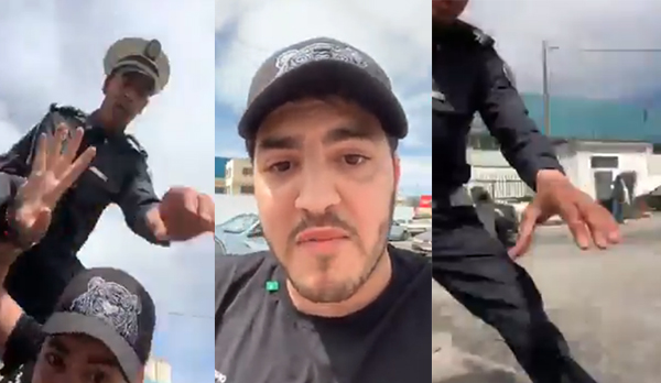 كوميدي مغربي يتعرض للضرب من قبل شرطي (فيديو)