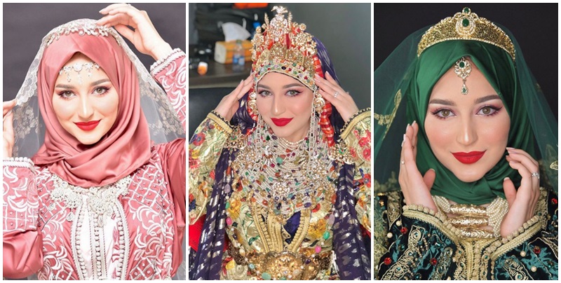 جديد التنكاف باطلالات مختلفة للعروس المغربية 2019
