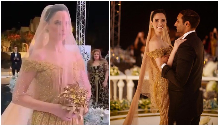 فيديو:زفاف تونسية يثير ضجة بسبب فستانها المصنوع من الذهب الخالص