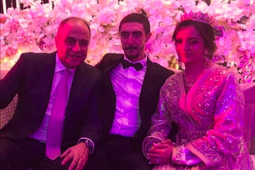 فيديو وصور:اهم لحظات حفل زفاف نجل كاظم الساهر من عروس مغربية