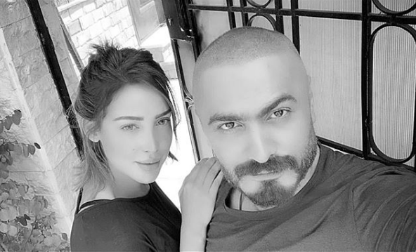 صورة جديدة لتامر حسني وزوجته بسمة بوسيل تلهب مواقع التواصل