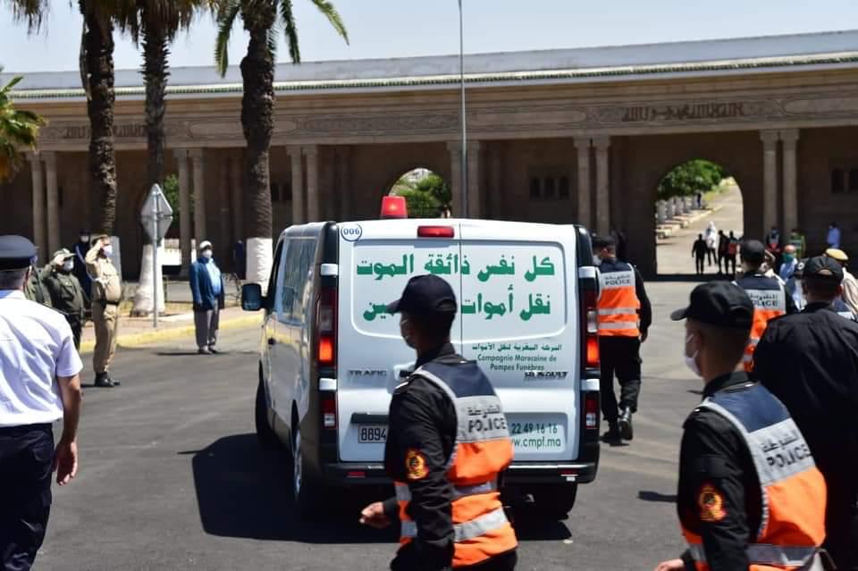 تشييع جثمان عبد الرحمان اليوسفي في مقبرة الشهداء في البيضاء وسط إجراءات أمنية مشددة