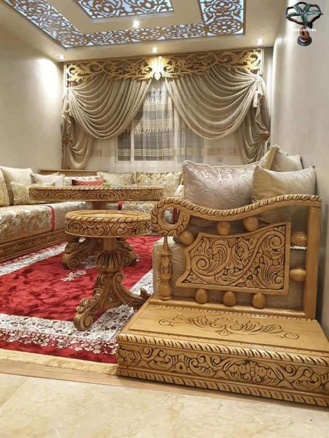 تشكيلة حديثة من الصالونات المغربية غاية في التناسق