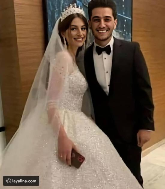 الصورة الاولى لمحمد عساف رفقة عروسة ريم عودة