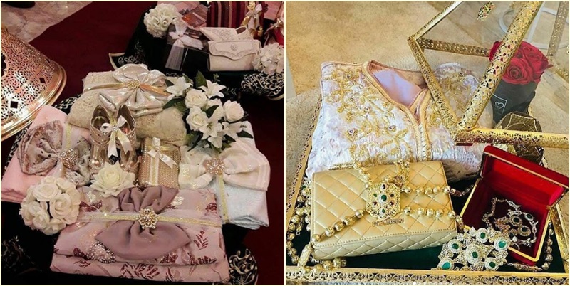 تشكيلة من طيافر الدفوع و هدايا العروس المغربية