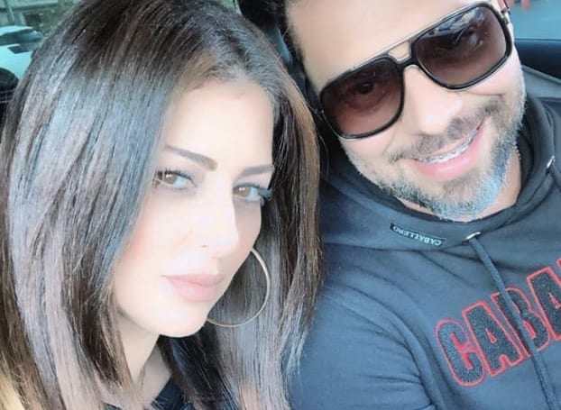الفنانة أمل صقر تنال إعجاب متابعيها بفيديو رومانسي مع زوجها مسلم