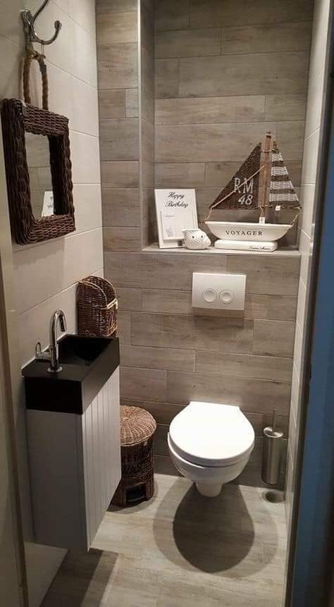 تشكيلة من الحمامات الصغيرة العصرية