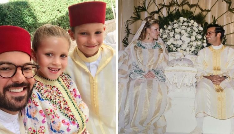 صور متفرقة لمولاي اسماعيل الأمير المغربي رفقة زوجته و أبنائه