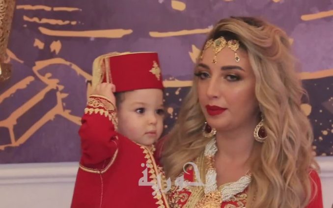 رجوى الساهلي تحتفل بعقيقة ابنتها المتكفلة و ختان ابنها بحضور مشاهير و فنانين مغاربة