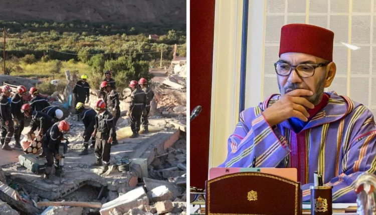 الملك محمد السادس يقوم بزيارة لمراكش و يتفقد حالة المصابين جراء زلزال الحوز