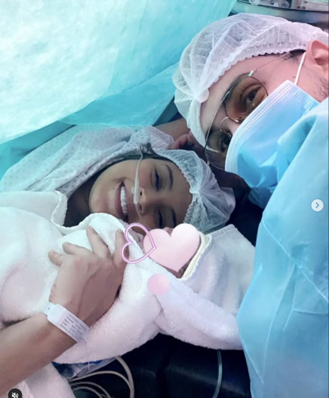 الممثلة حسناء نايت بطلة مسلسل "بين لقصور" تضع مولودتها الثانية
