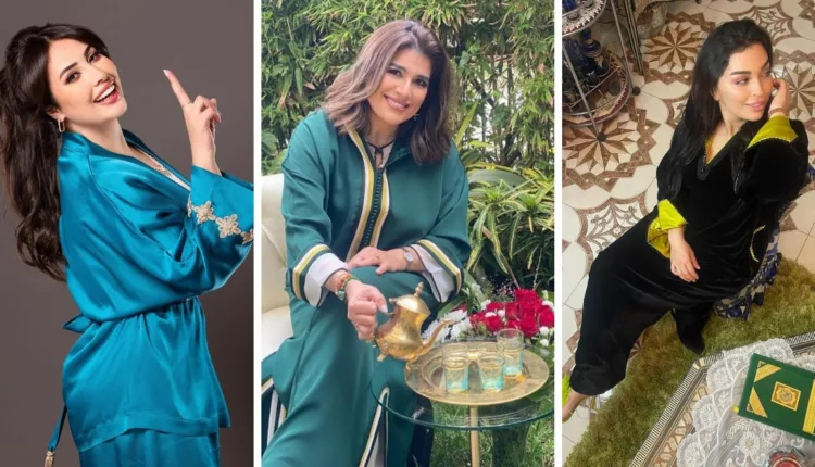 المشاهير المغاربة يباركون عيد الفطر هذه السنة باطلالات تقليدية