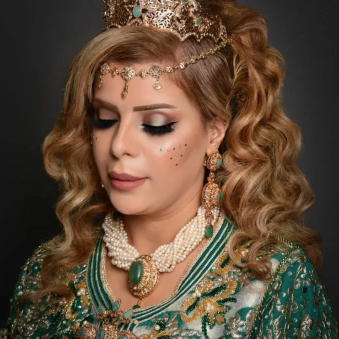 إطلالات بشرى إيجورك صاحبة البرتقالة المرة بالأزياء التقليدية المغربية