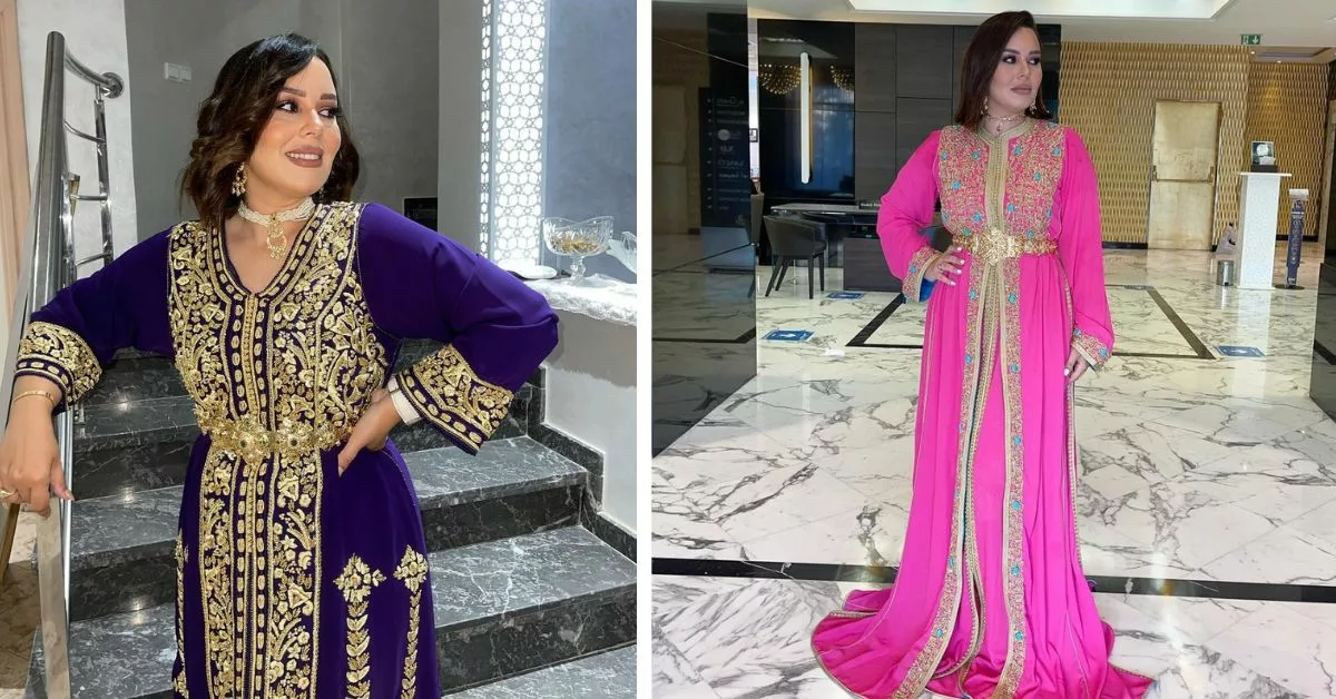 اطلالة الفنانة كوثر براني و ابنتها بالقفطان المغربي تثير اعجاب متابعيها