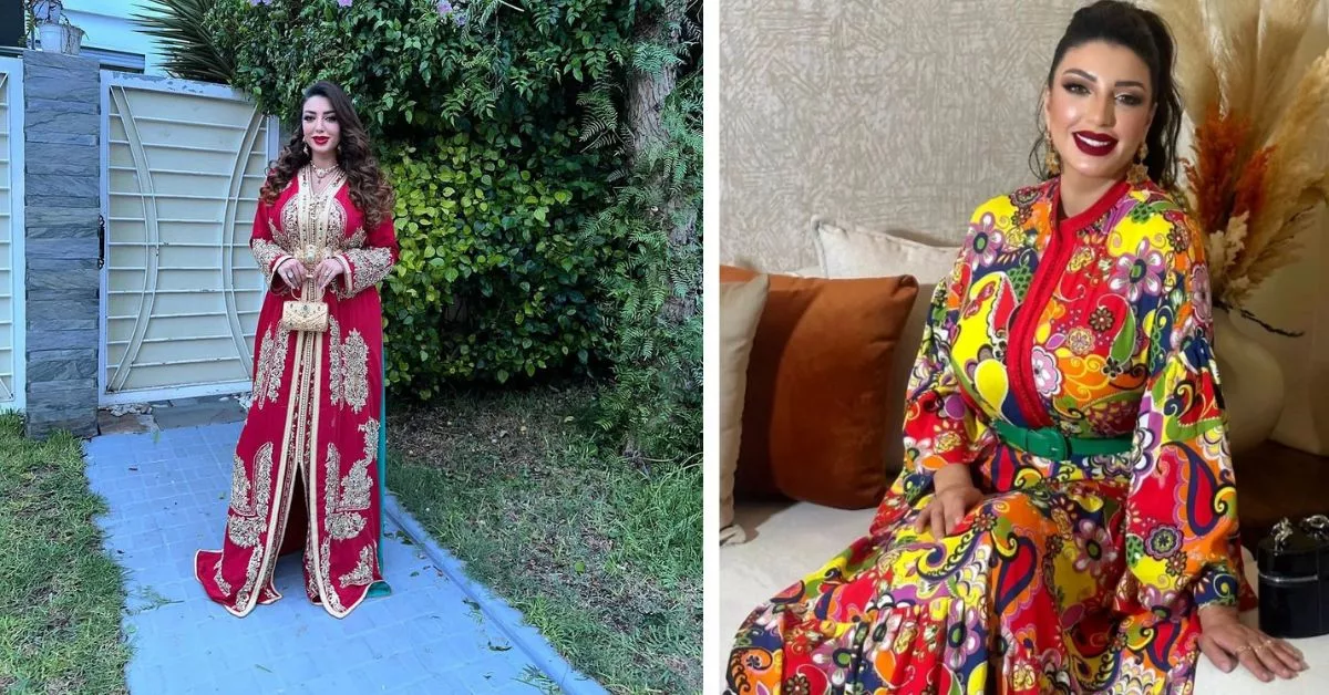 أحدث اطلالات رجوى الساهلي بالقفطان المغربي الخاص بالمناسبات