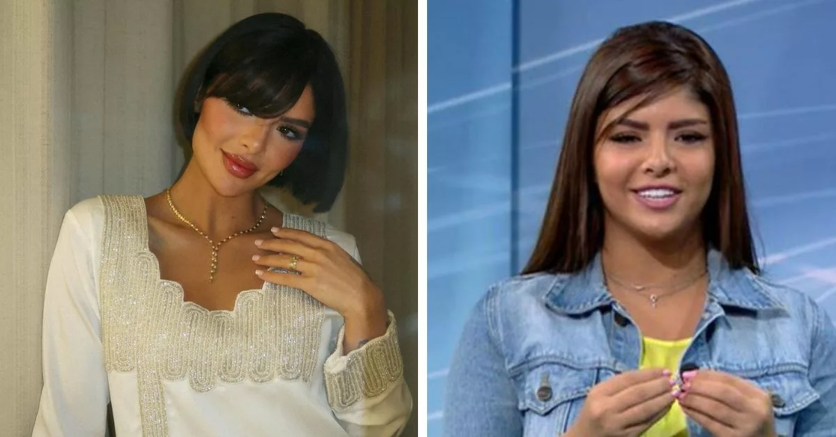 الاعلامية المصرية أصالة كامل ترتدي القفطان المغربي في حفل زفافها