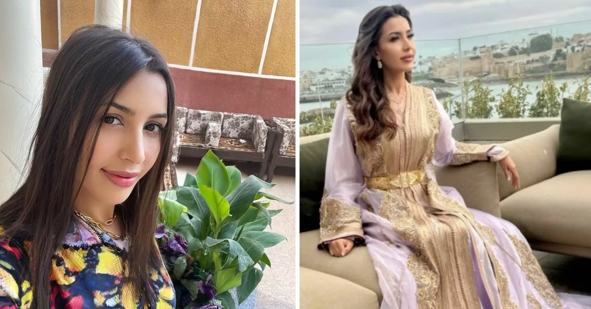 بمناسبة عيد العرش المجيد جنات مهيد تؤدي النشيد الوطني بمقر السفارة المغربية بالقاهرة