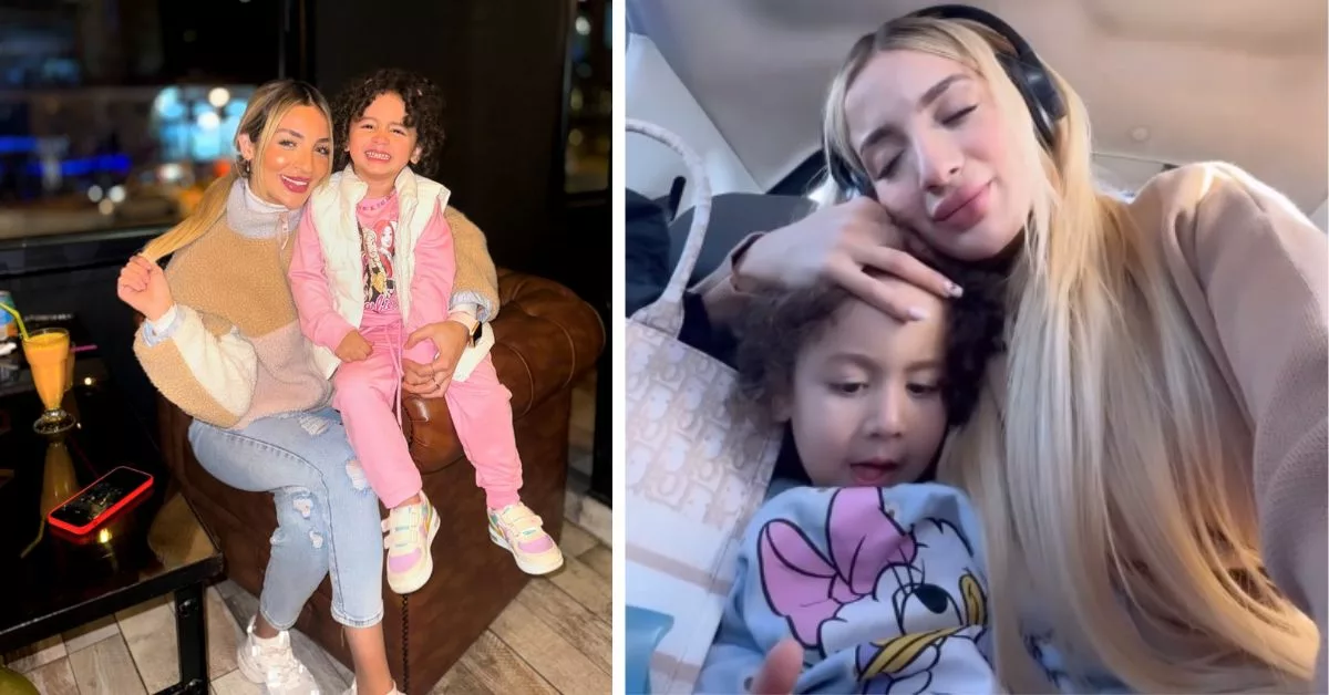 خولة كوين توضح لمتابعيها أن ابنتها في أياد أمينة و والدها يرفض بقاءها معها