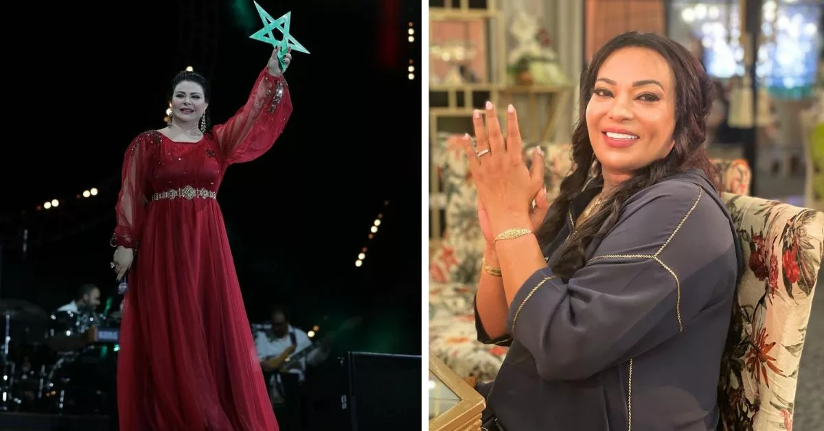 لطيفة رأفت و بشرى أهريش تحتفلان معاً بفوز المنتخب المغربي