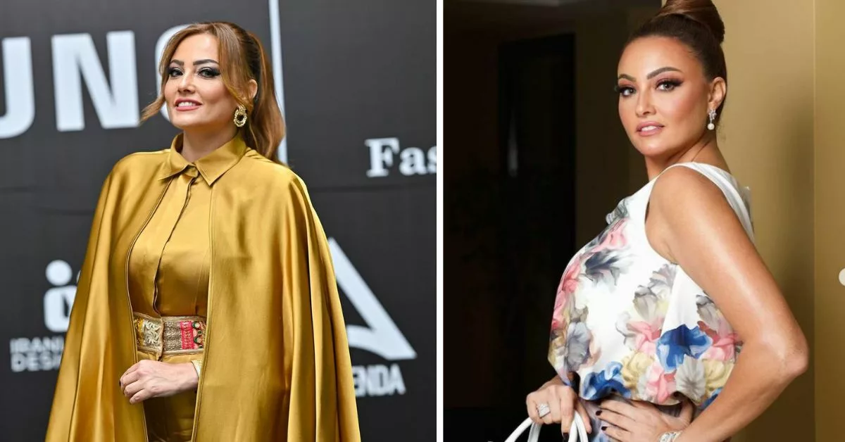 أثناء تواجدها بالمغرب الفنانة المصرية بشرى عروس على الطريقة المغربية