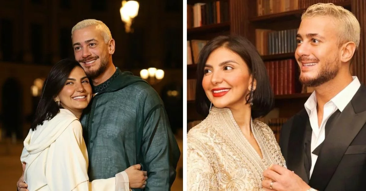 سعد المجرد يتغزل بزوجته في عيد زواجهما