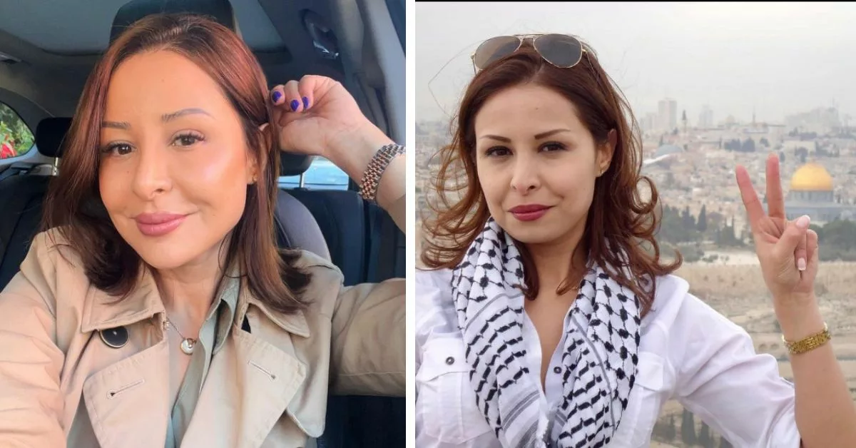 الصحفية المغربية غزلان الطيبي تؤدي مناسك العمرة