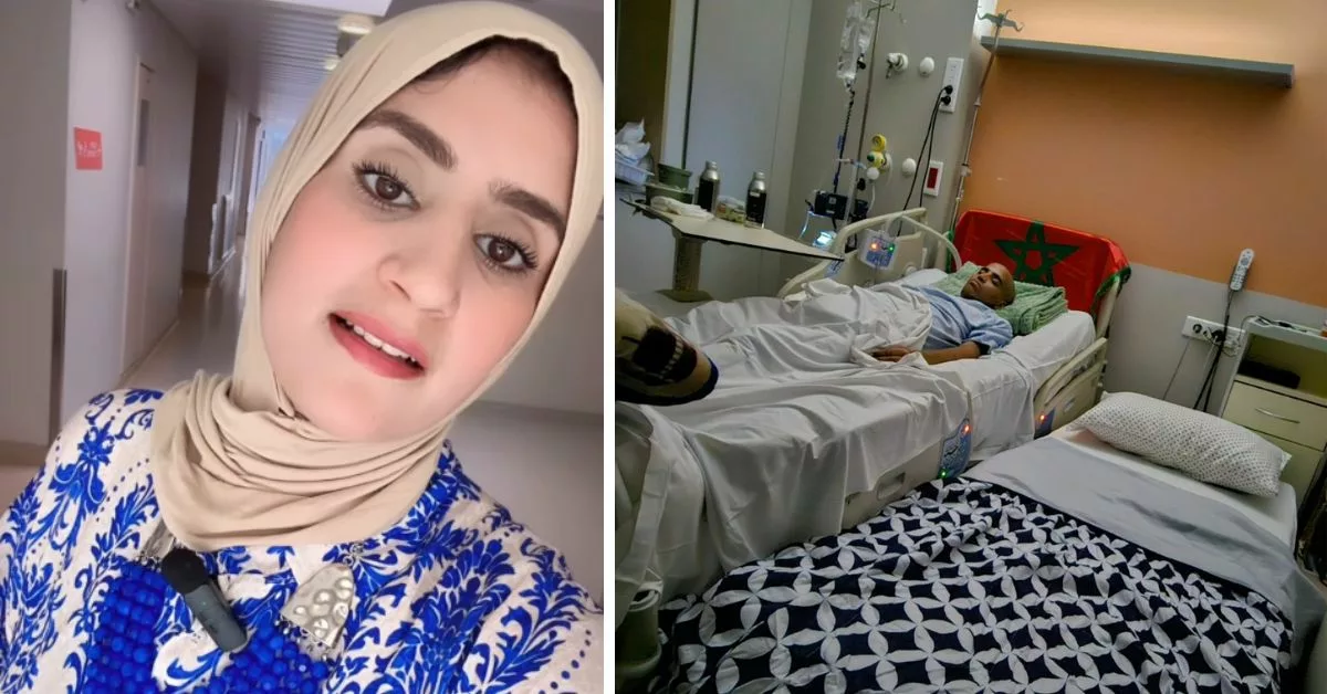 محاربة السرطان ليلى الشمام تكشف سبب منع الزيارة على هشام الصادقي