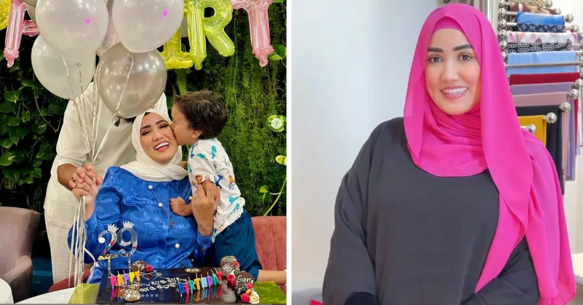 سارة أبوجاد تحتفل بعيد ميلادها الثلاثين رفقة عائلتها