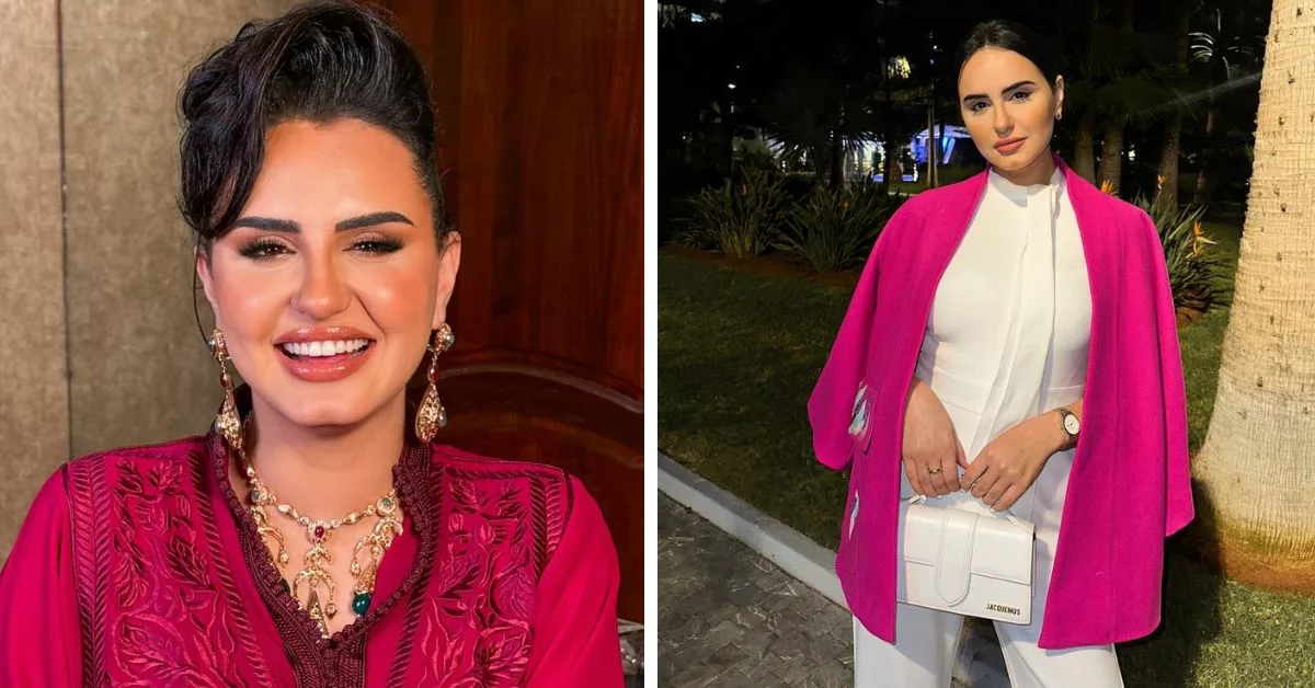 وداد لمنيعي تحتفل بعيد ميلادها على شاطئ البحر