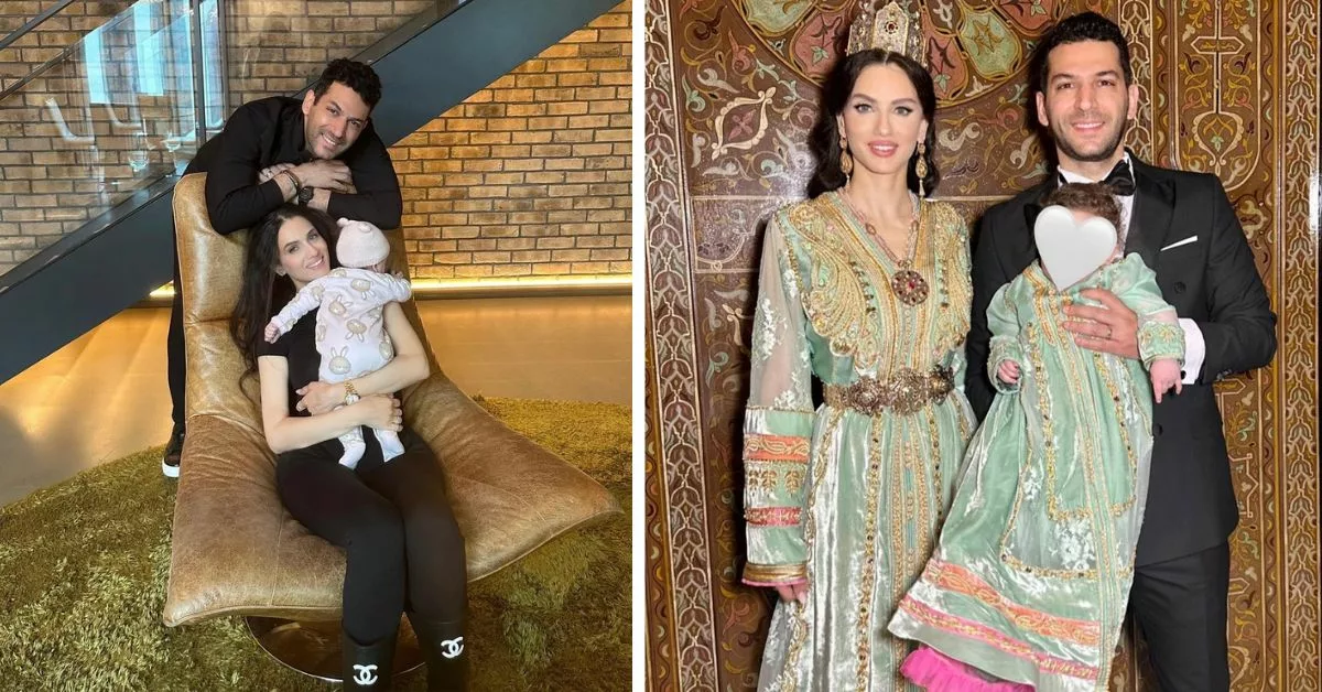 ايمان الباني و زوجها يحتفلان بعيد ميلاد ابنتهما الثاني