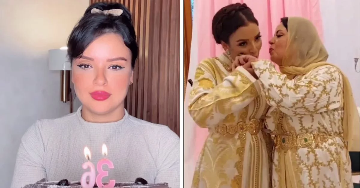 رباب أزماني تحتفل بعيد ميلاد والدتها