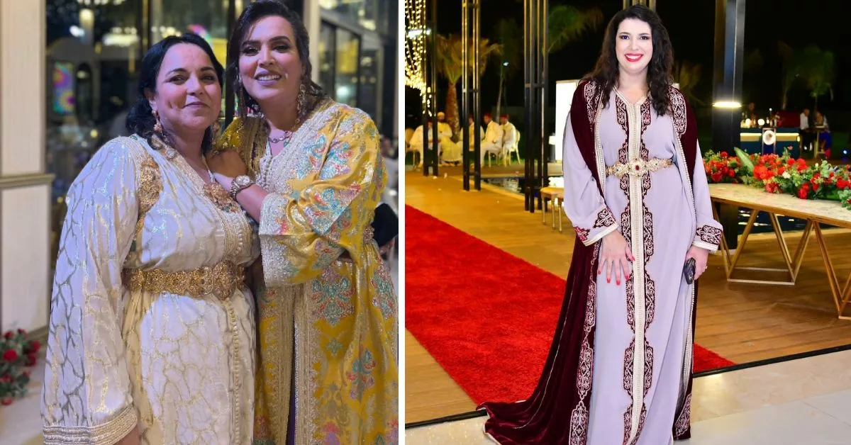 اطلالات الفنانات المغربيات بالقفطان المغربي في حفل زفاف ابن السعدية أزكون