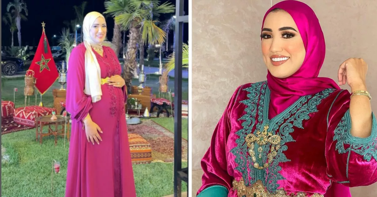 اخر ظهور اخر ظهور لسارة أبوجاد بالتكشيطة المغربية رفقة زوجها و إخوتها