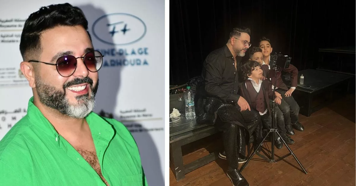 الفنان أحمد شوقي يحتفل بعيد ميلاد نجله البكر