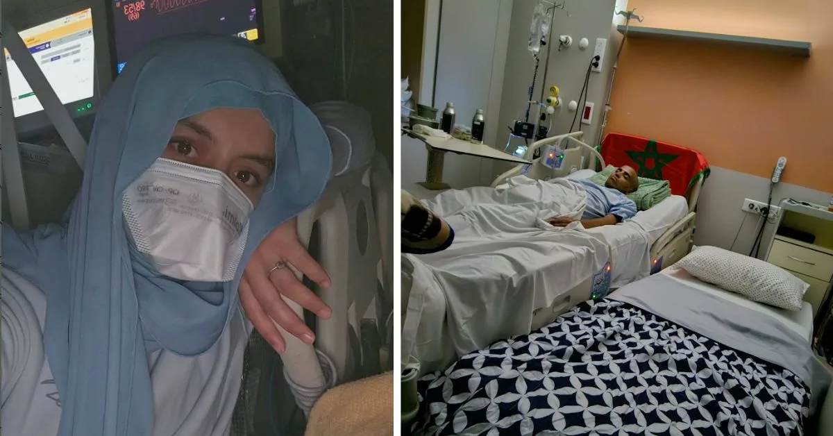 بحزن كبير التيكتوكر خديجة الصادقي تعلن العودة لنقطة الصفر في علاج زوجها