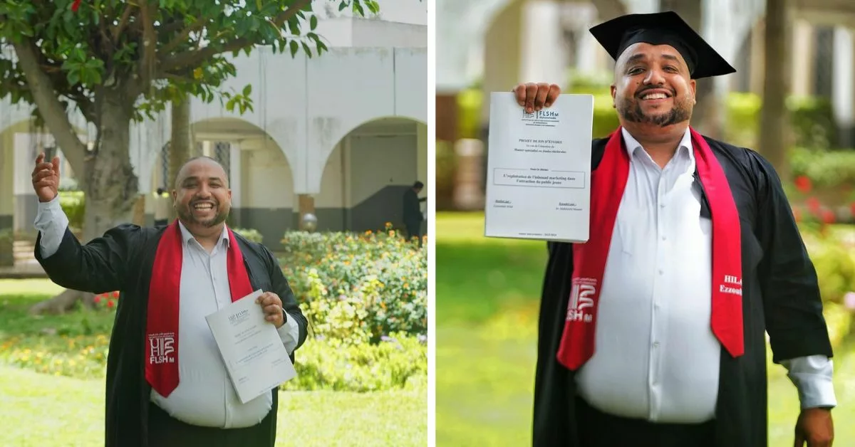 الزبير هلال يشارك فرحته عقب التحاقه بسلك الدكتوراه