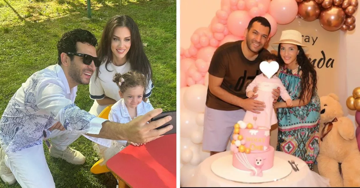 مراد يلدريم يحتفل بعيد ميلاد ابنته في موقع تصوير مسلسله