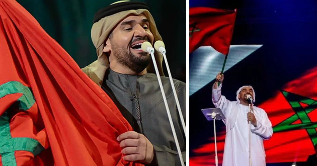 احتفالا بالمسيرة الخضراء حسين الجسمي يغني:ماتقيسش بلادي