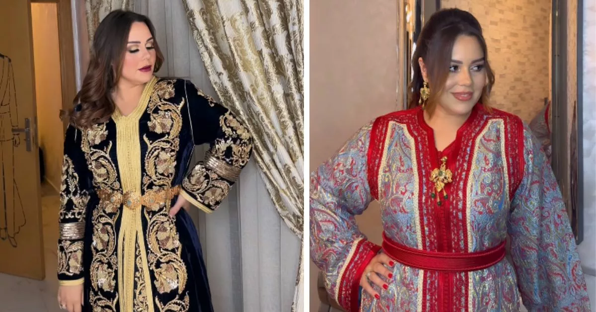 اطلالة الفنانة كوثر براني بالقفطان الموبرة بفعاليات وزارة الشباب بمدينة الرباط