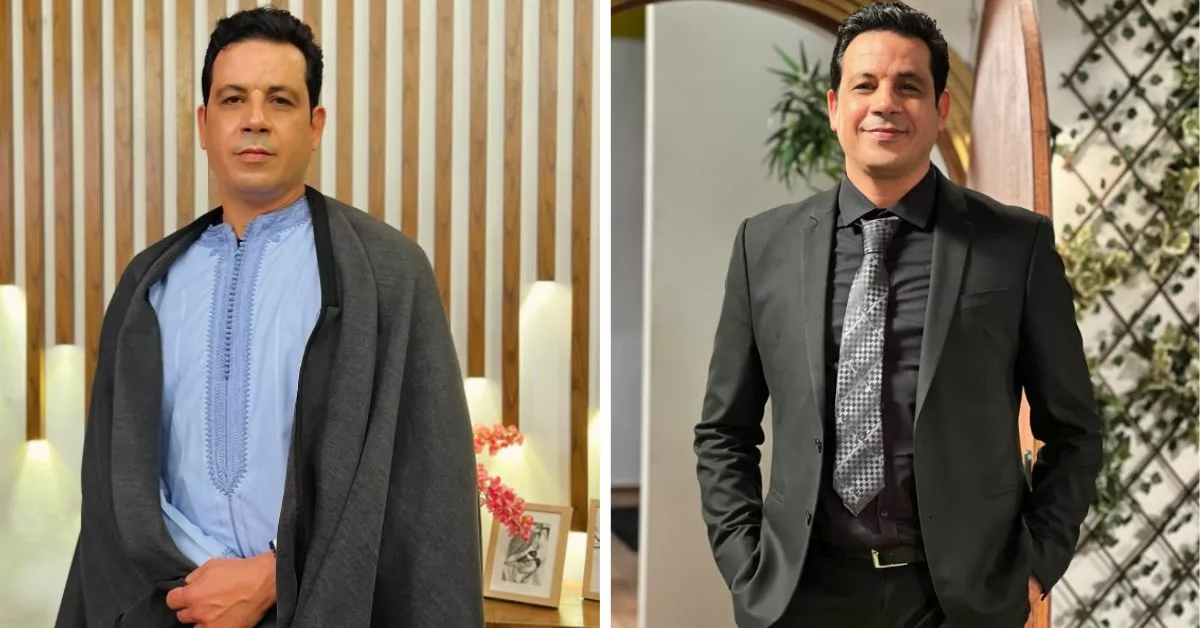 عدنان موحجة وزوجته يخطفان الأنظار في أول ظهور لهما بمهرجان مراكش