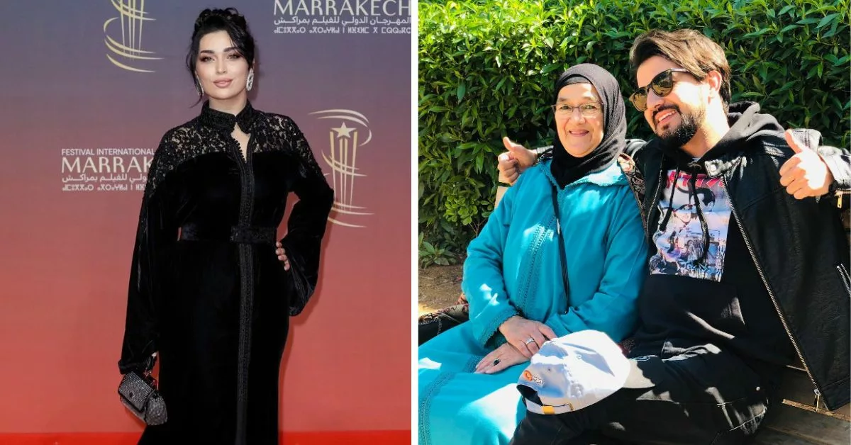 لحظات عفوية تجمع فرح الفاسي بطليقها و والدته بمهرجان مراكش