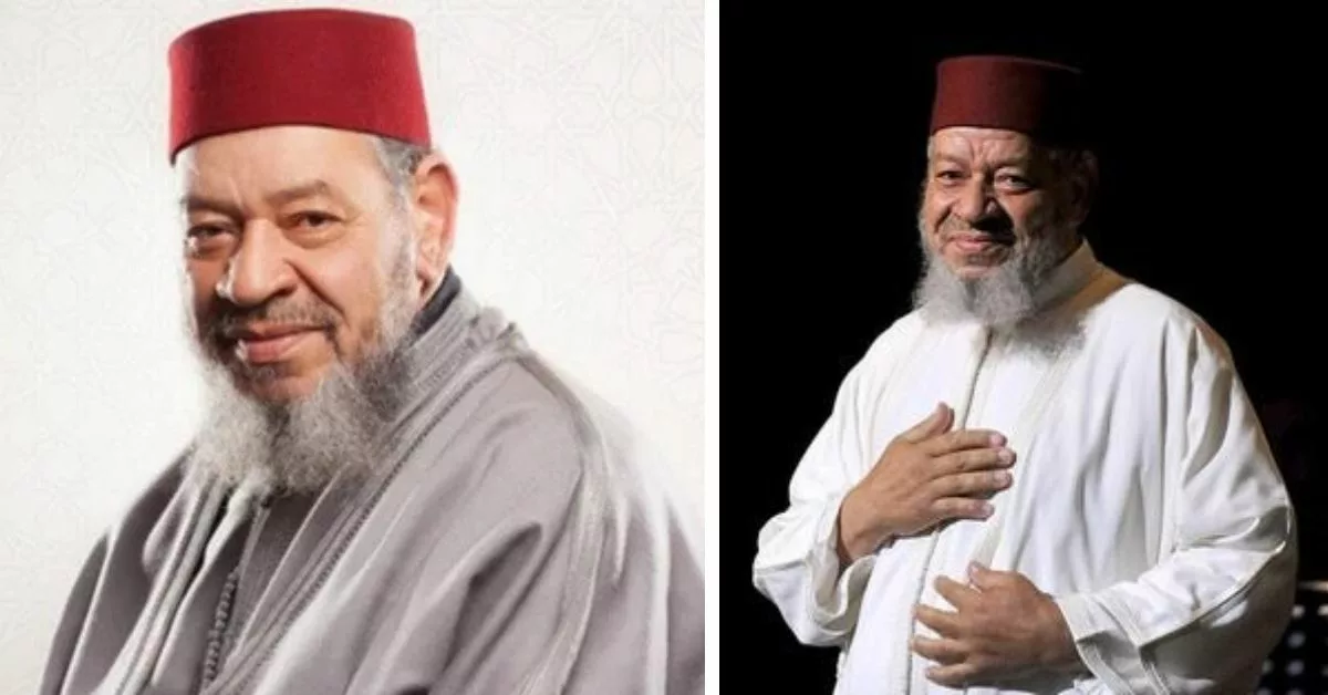 اخر ظهور للفنان المعتزل عبد الهادي بلخياط و هو ينشد بصوت عذب