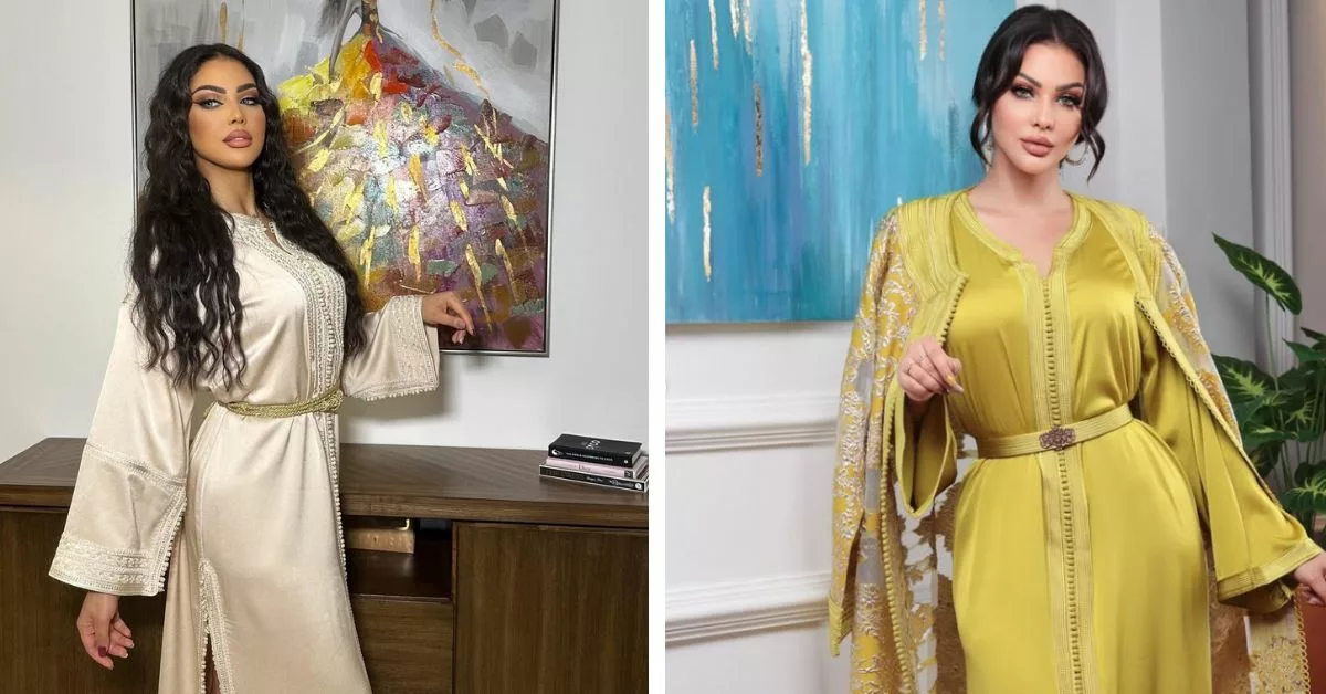 ابتسام تسكت تتألق بقفطان عصري اخر طراز في برنامج "صباح الخير يا عرب"