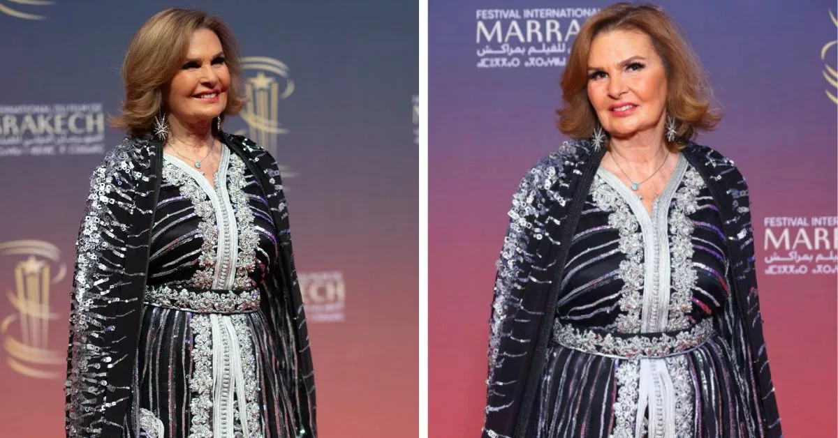 الفنانة يسرا تشيد بالقفطان المغربي و تتحدث عن علاقتها الوطيدة بالعائلة الملكية