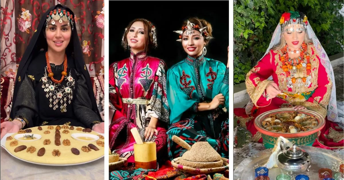 فنانون و مشاهير يحتفلون بالسنة الأمازيغية الجديدة بالزي الأمازيغي كتعبير عن الهوية والأصالة