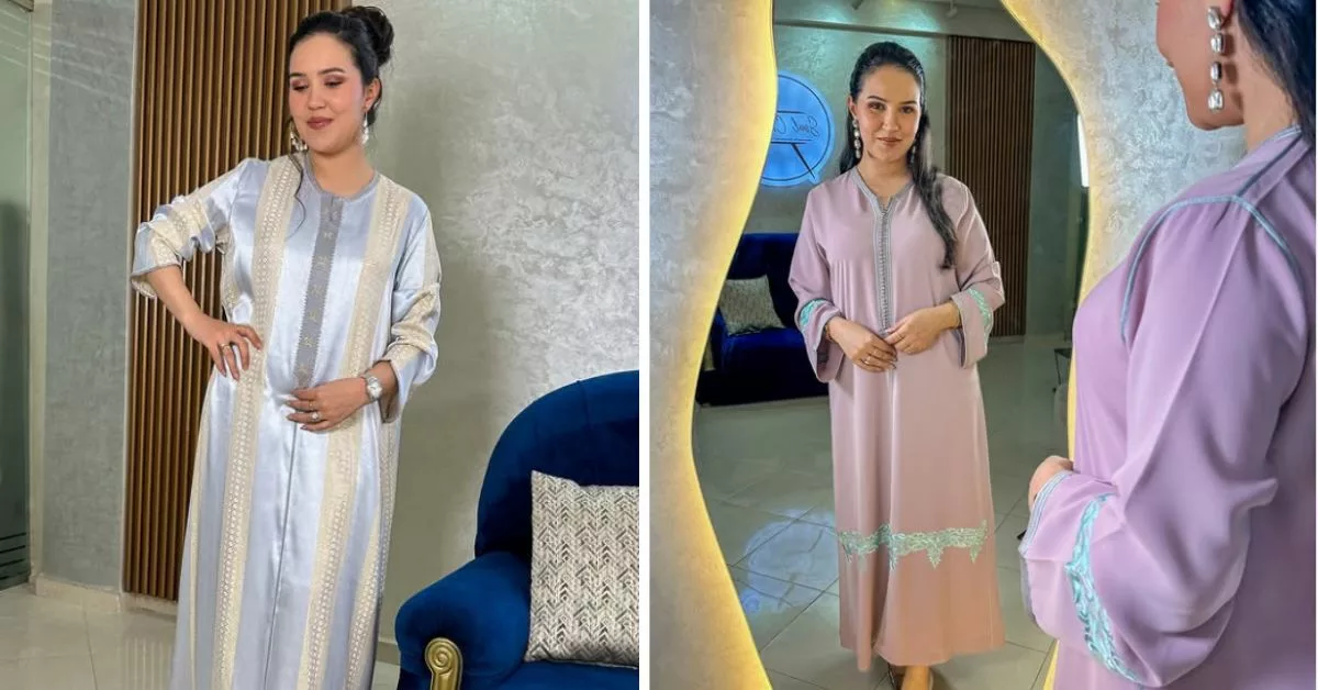 هند بن جبارة تتألق بتشكيلة من القفاطين التقليدية الخفيفة