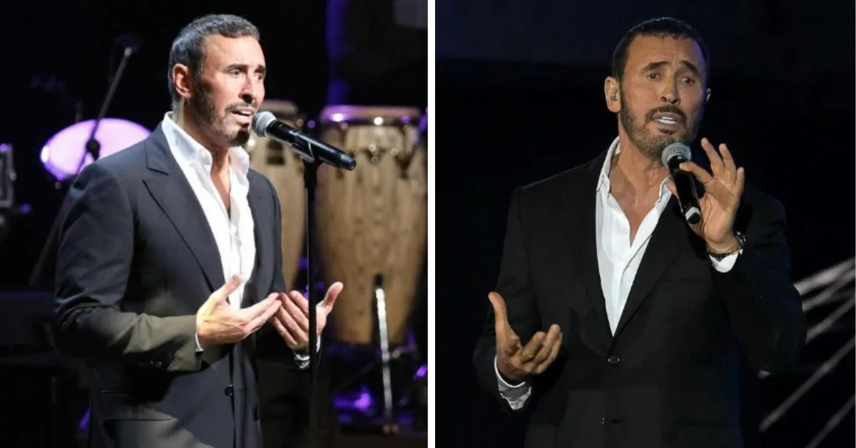 كاظم الساهر يظهر لأول مرة مع حفيدتيه بعد نجاح حفله في المغرب